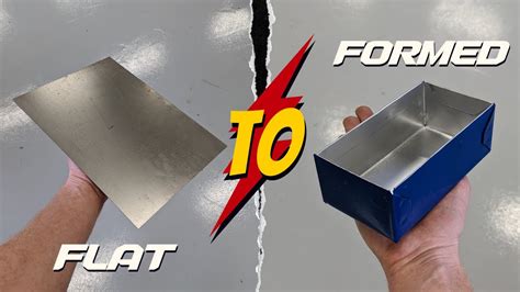 how to make a square box out of sheet metal|metal box fabrication.